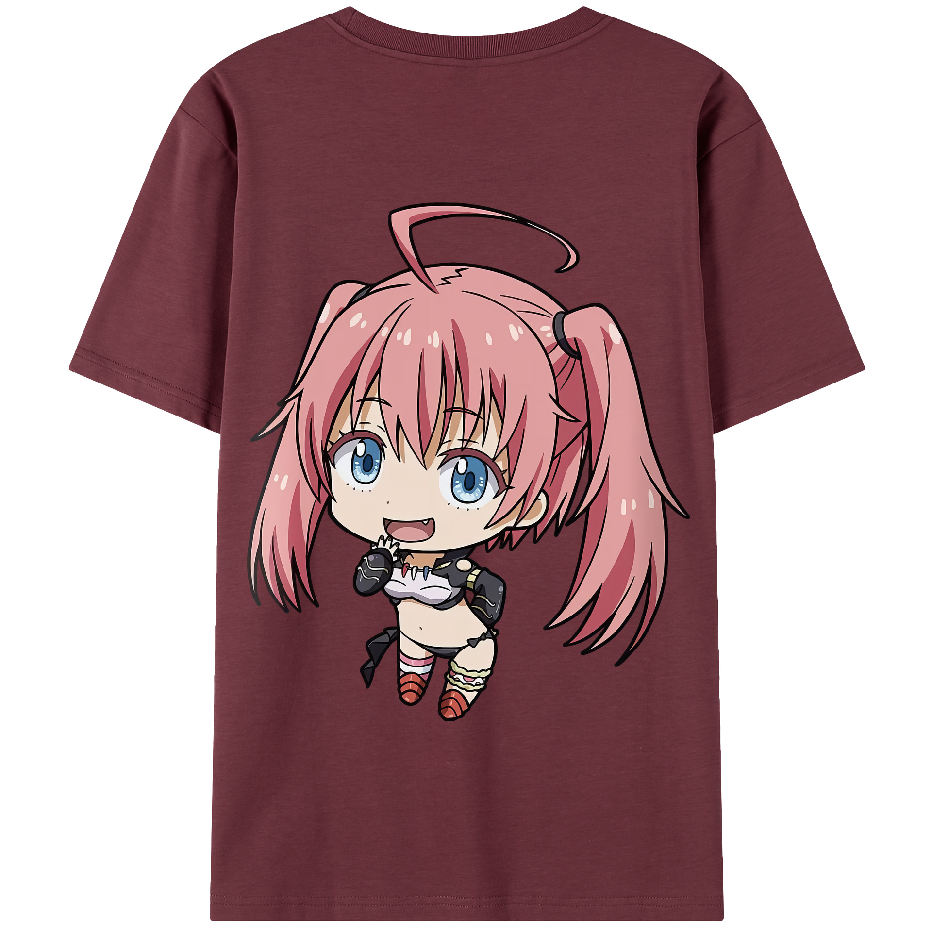 （画像用） 転スラ Regarding Reincarnated to Slime 綿100％半袖Tシャツ（背面プリント）